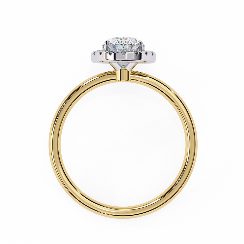 Diamond Solitaire Ring in 10k–18k Gold