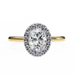 Diamond Solitaire Ring in 10k–18k Gold