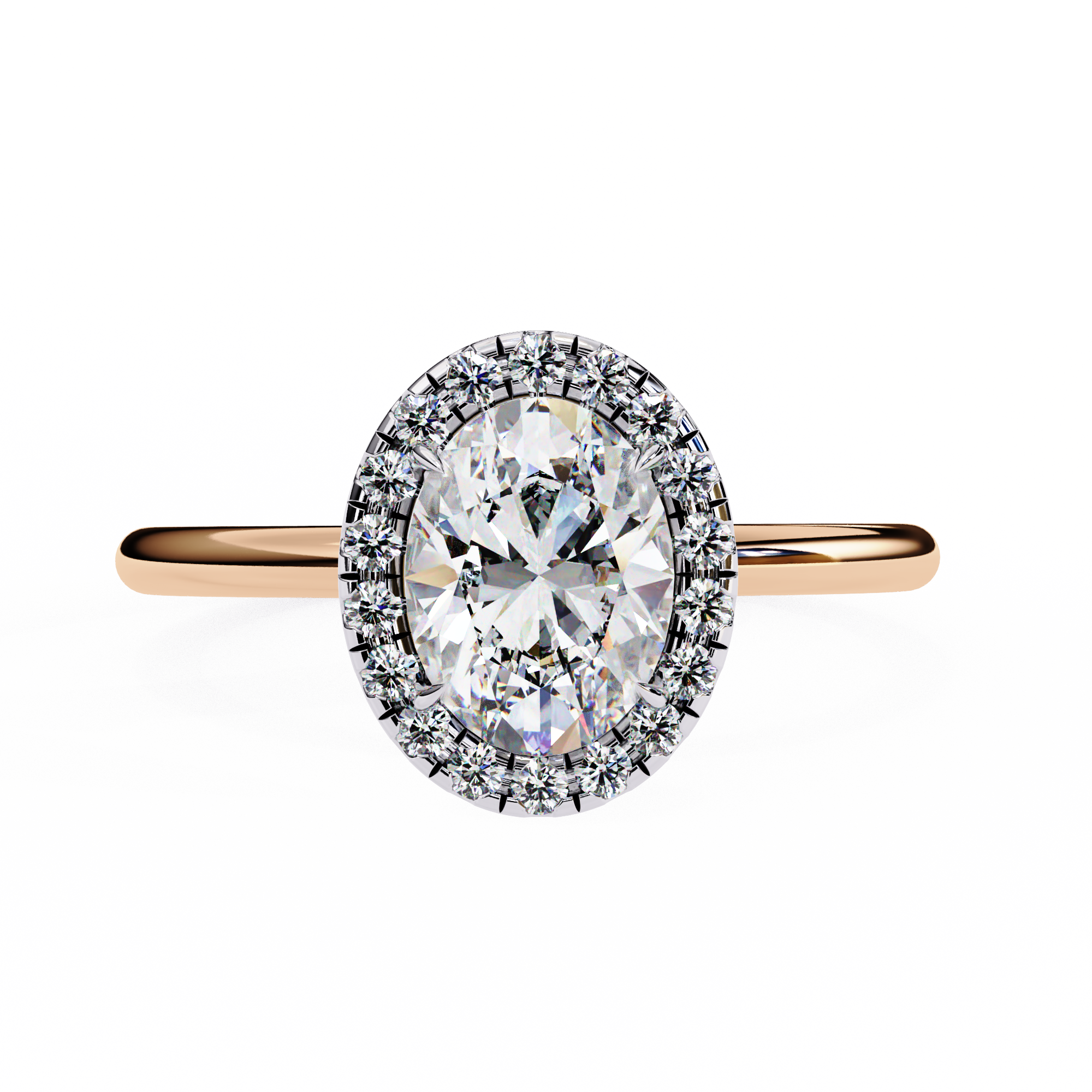 Diamond Solitaire Ring in 10k–18k Gold