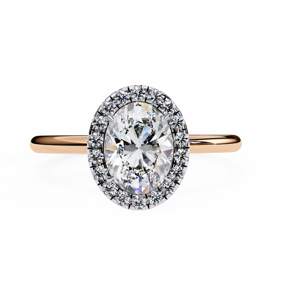 Diamond Solitaire Ring in 10k–18k Gold