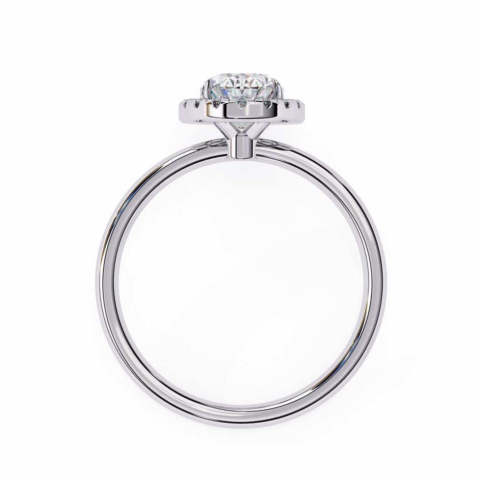 Diamond Solitaire Ring in 10k–18k Gold
