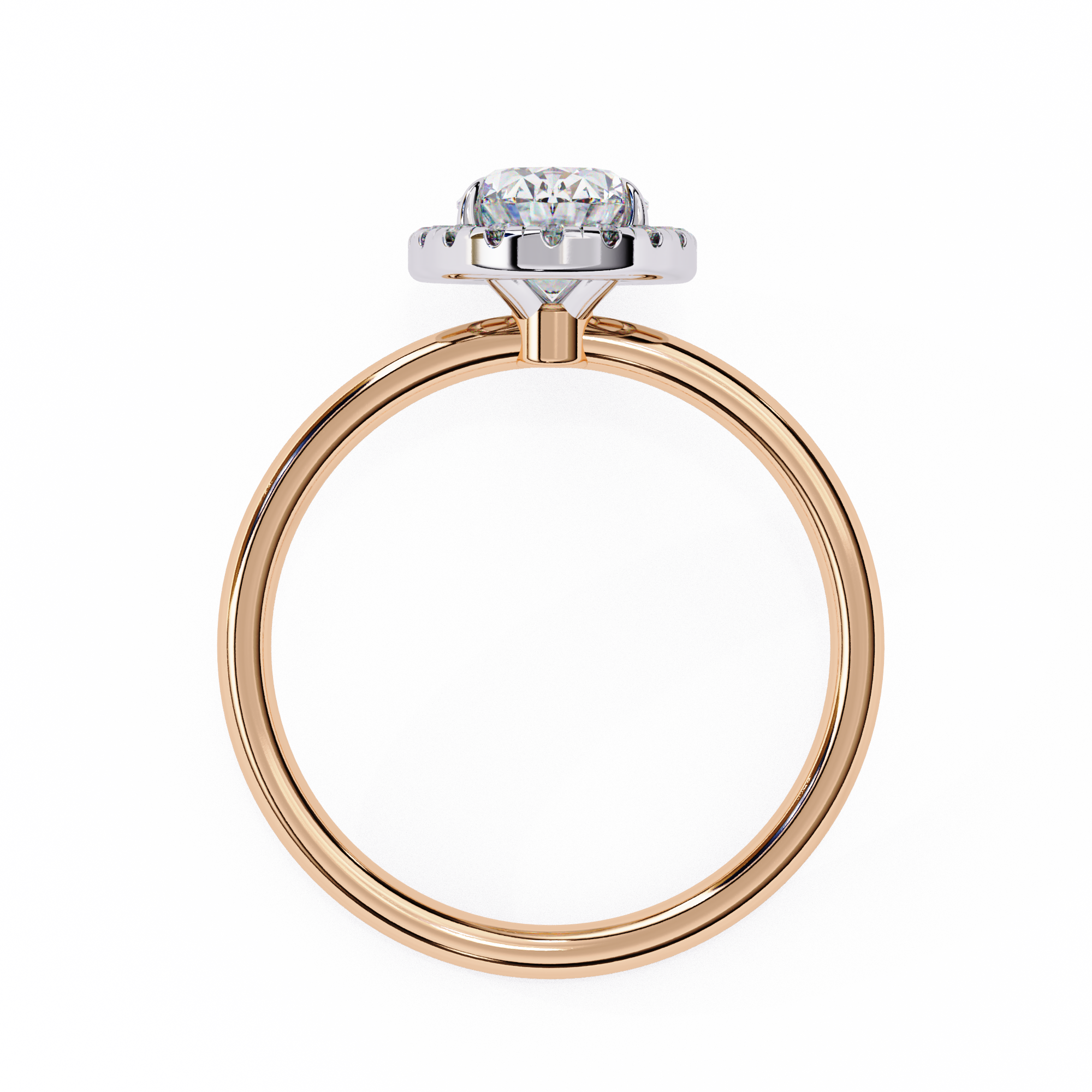 Diamond Solitaire Ring in 10k–18k Gold