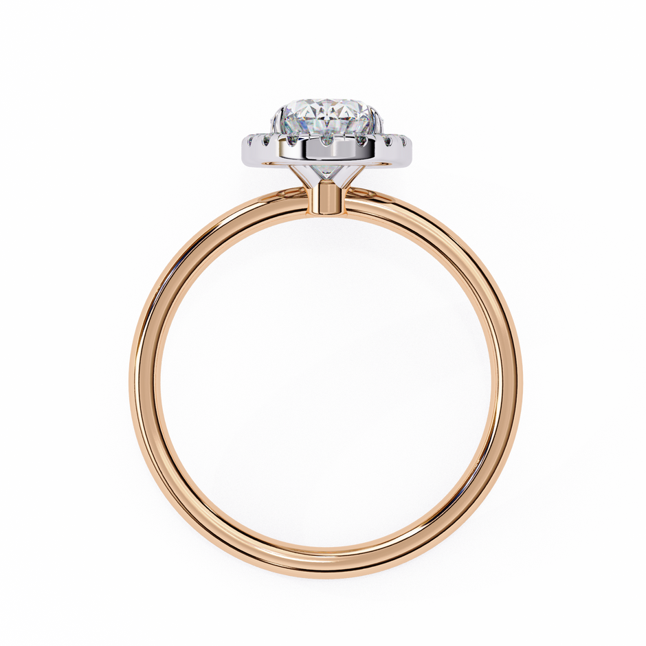 Diamond Solitaire Ring in 10k–18k Gold