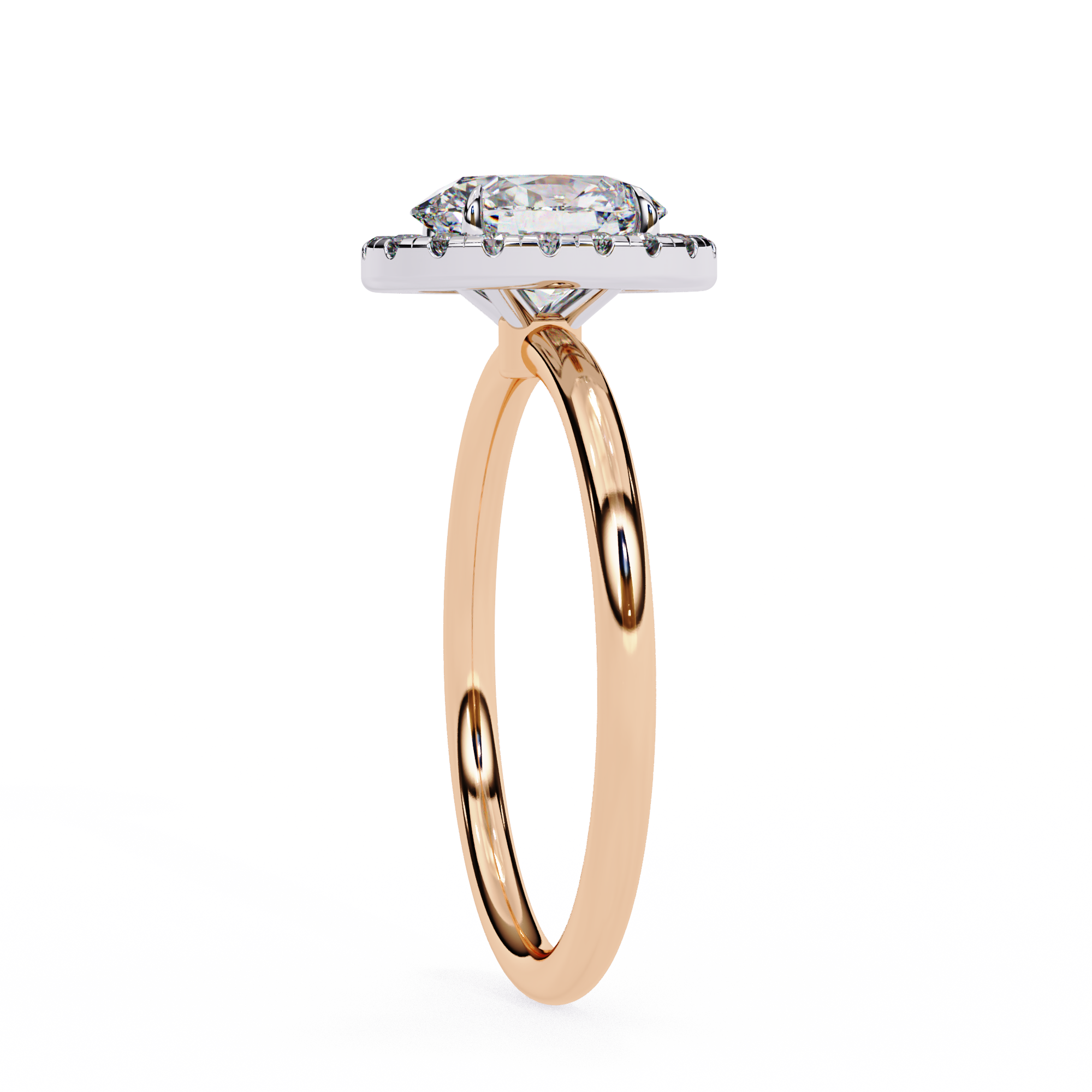 Diamond Solitaire Ring in 10k–18k Gold