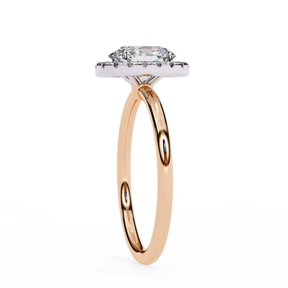 Diamond Solitaire Ring in 10k–18k Gold
