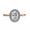 Diamond Solitaire Ring in 10k–18k Gold