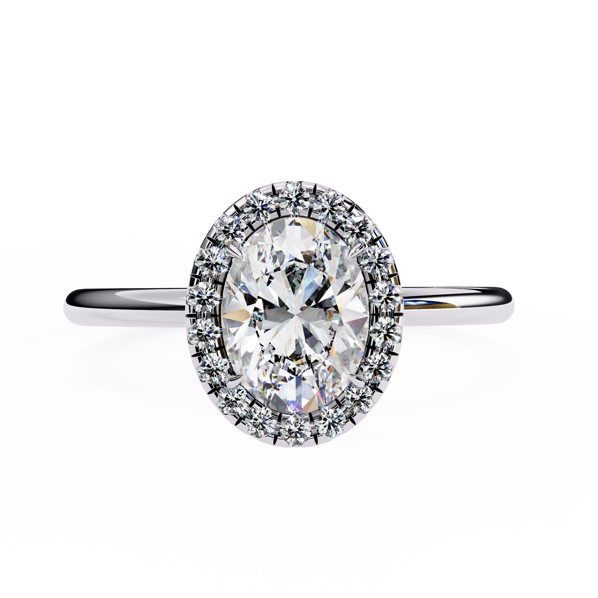 Diamond Solitaire Ring in 10k–18k Gold