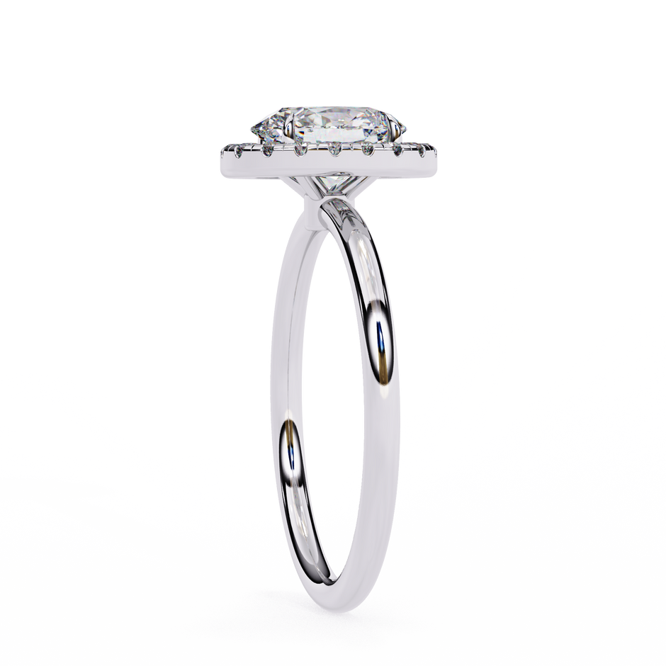 Diamond Solitaire Ring in 10k–18k Gold