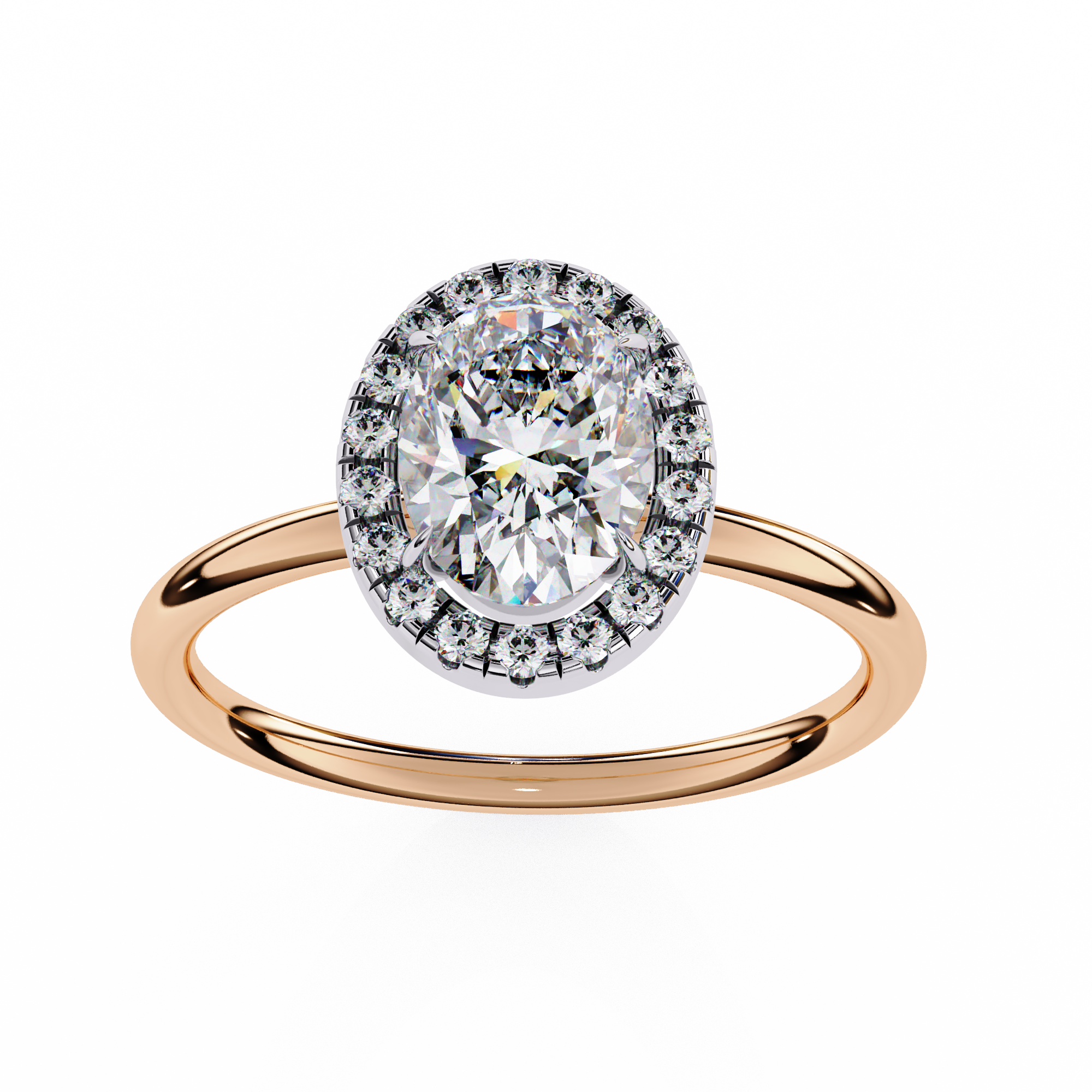 Diamond Solitaire Ring in 10k–18k Gold