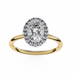 Diamond Solitaire Ring in 10k–18k Gold