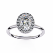 Diamond Solitaire Ring in 10k–18k Gold