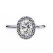 Diamond Solitaire Ring in 10k–18k Gold