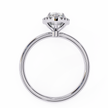 Pear-Shaped Diamond Solitaire Ring in 10k–18k Gold