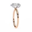 Pear-Shaped Diamond Solitaire Ring in 10k–18k Gold