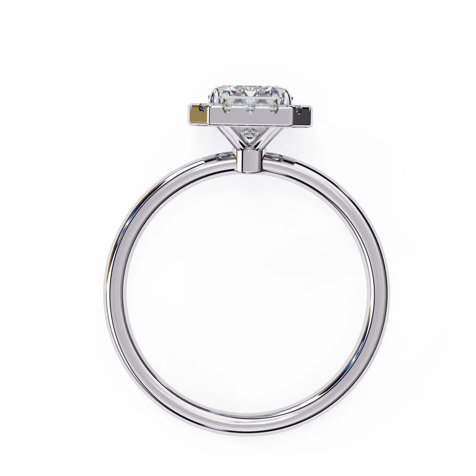 Oval-Cut Diamond Solitaire Ring in 10k–18k Gold