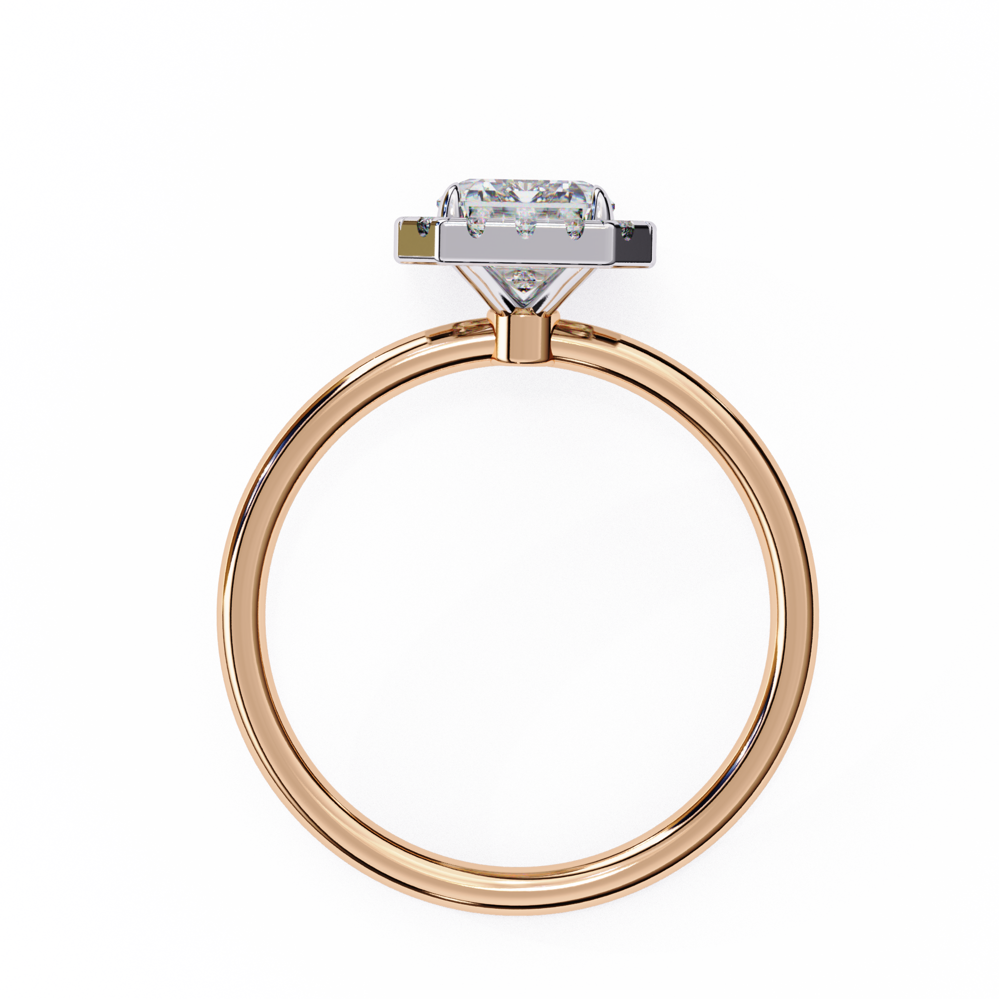 Oval-Cut Diamond Solitaire Ring in 10k–18k Gold