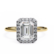 Oval-Cut Diamond Solitaire Ring in 10k–18k Gold