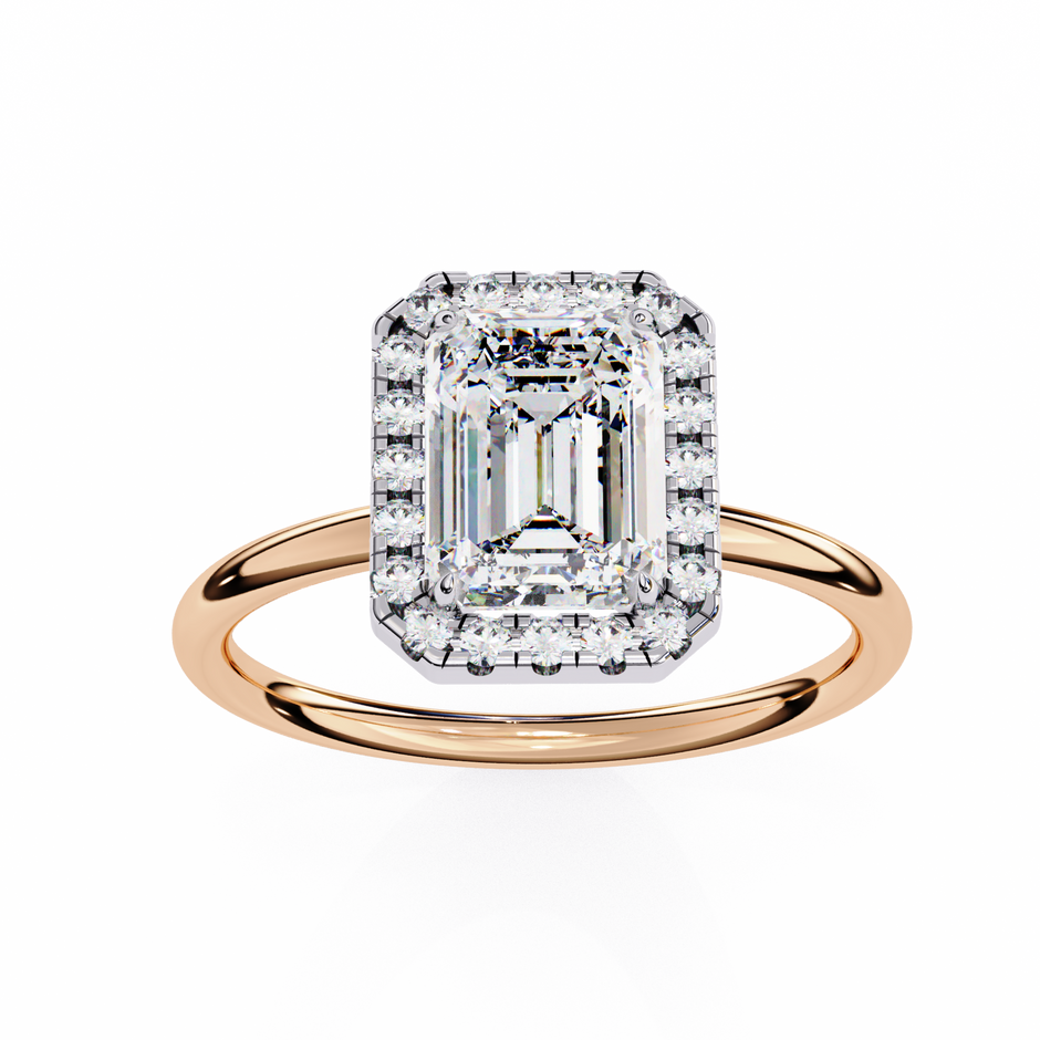 Oval-Cut Diamond Solitaire Ring in 10k–18k Gold