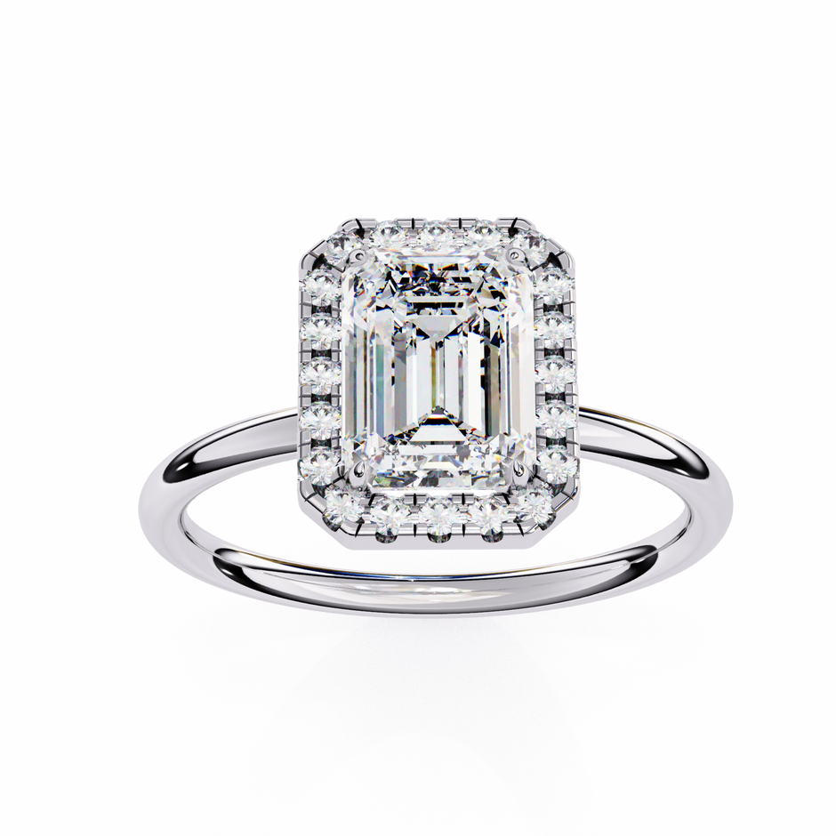 Oval-Cut Diamond Solitaire Ring in 10k–18k Gold
