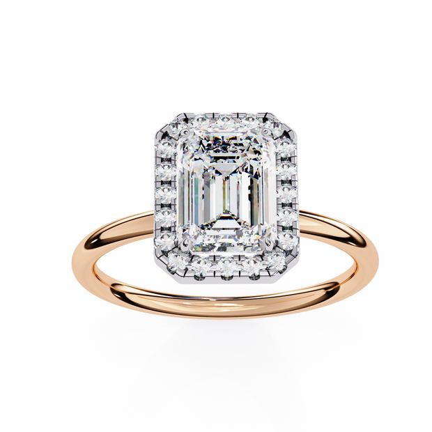 Oval-Cut Diamond Solitaire Ring in 10k–18k Gold