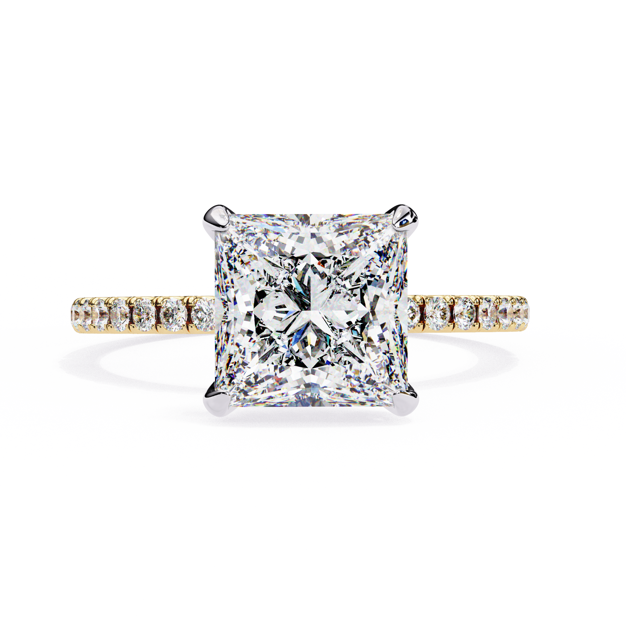 Round Brilliant Diamond Solitaire Ring in 10k–18k Gold
