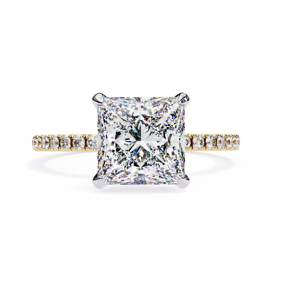 Round Brilliant Diamond Solitaire Ring in 10k–18k Gold