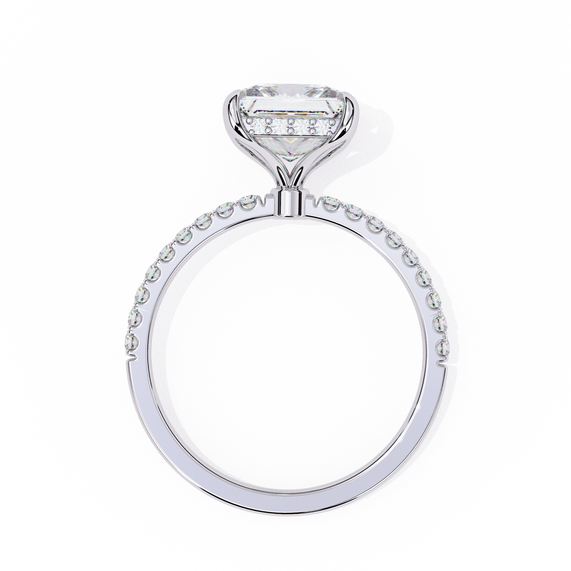 Round Brilliant Diamond Solitaire Ring in 10k–18k Gold