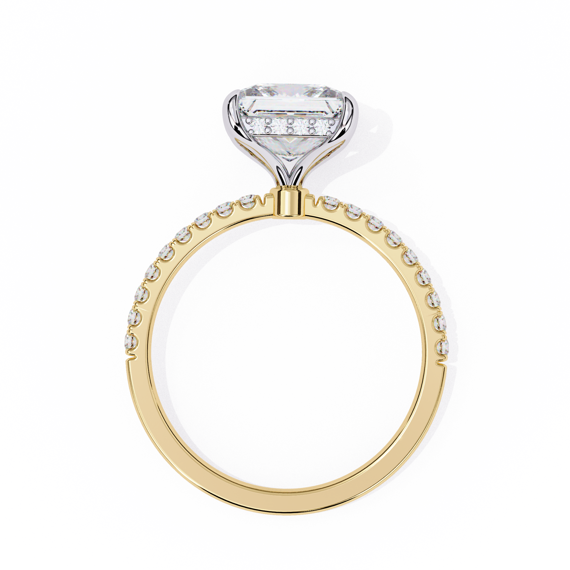 Round Brilliant Diamond Solitaire Ring in 10k–18k Gold