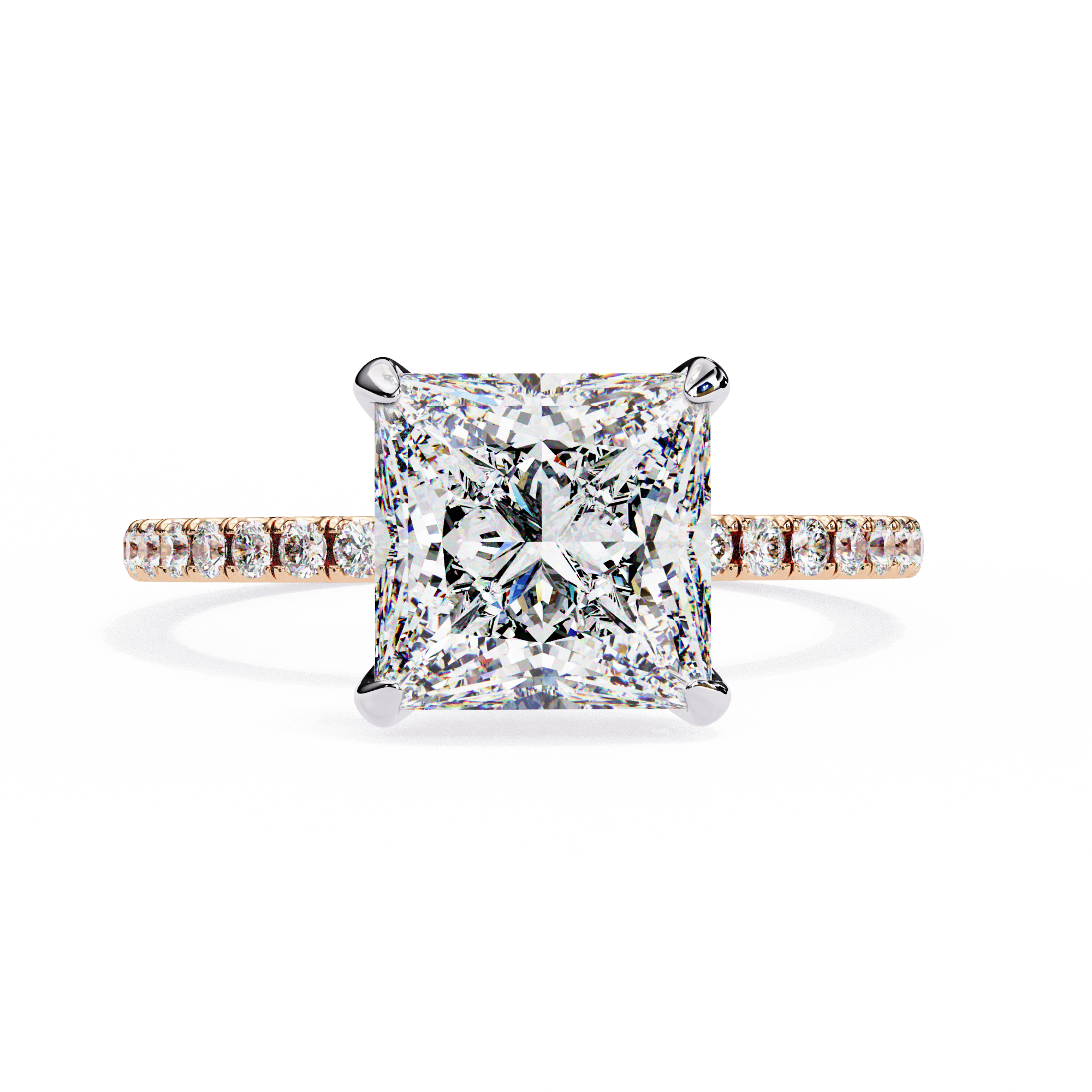 Round Brilliant Diamond Solitaire Ring in 10k–18k Gold