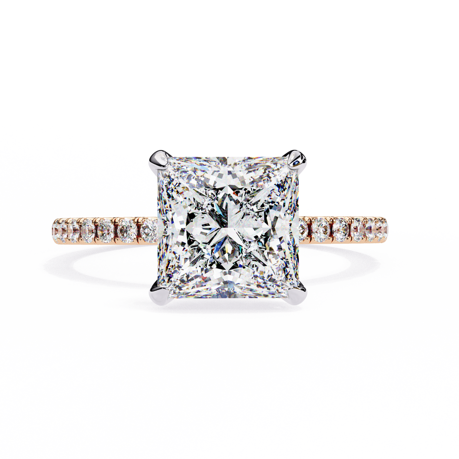 Round Brilliant Diamond Solitaire Ring in 10k–18k Gold