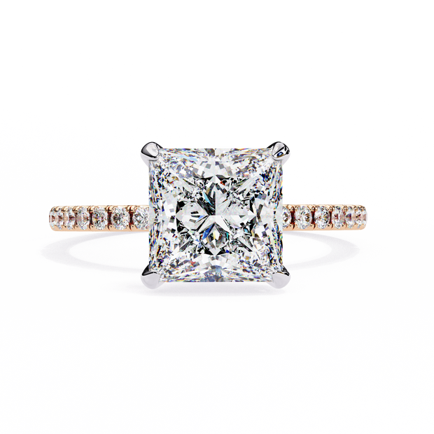 Round Brilliant Diamond Solitaire Ring in 10k–18k Gold