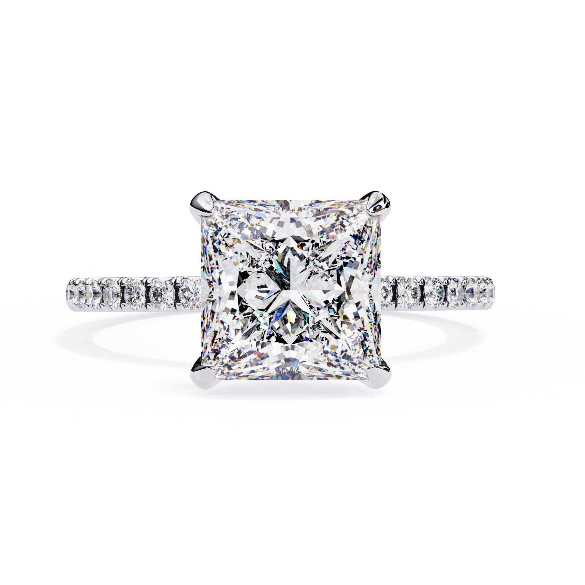 Round Brilliant Diamond Solitaire Ring in 10k–18k Gold