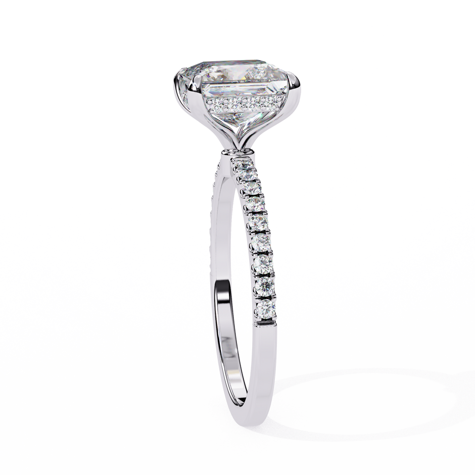 Round Brilliant Diamond Solitaire Ring in 10k–18k Gold