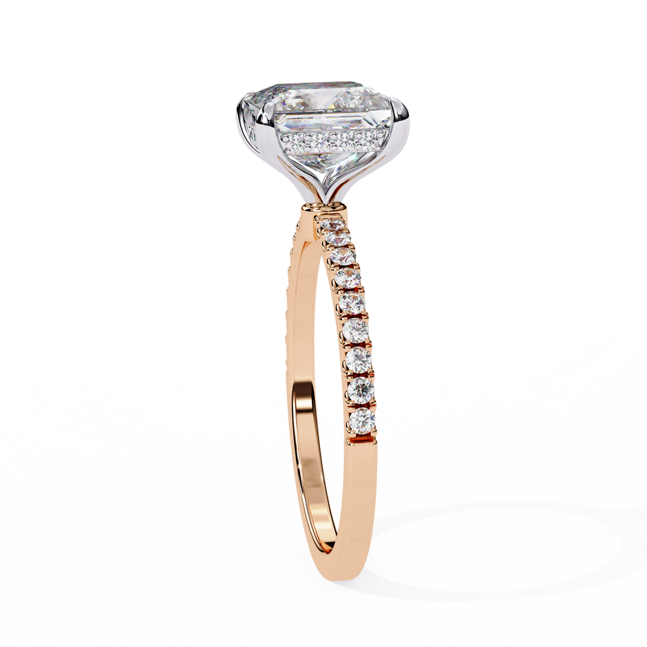 Round Brilliant Diamond Solitaire Ring in 10k–18k Gold