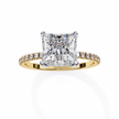 Round Brilliant Diamond Solitaire Ring in 10k–18k Gold