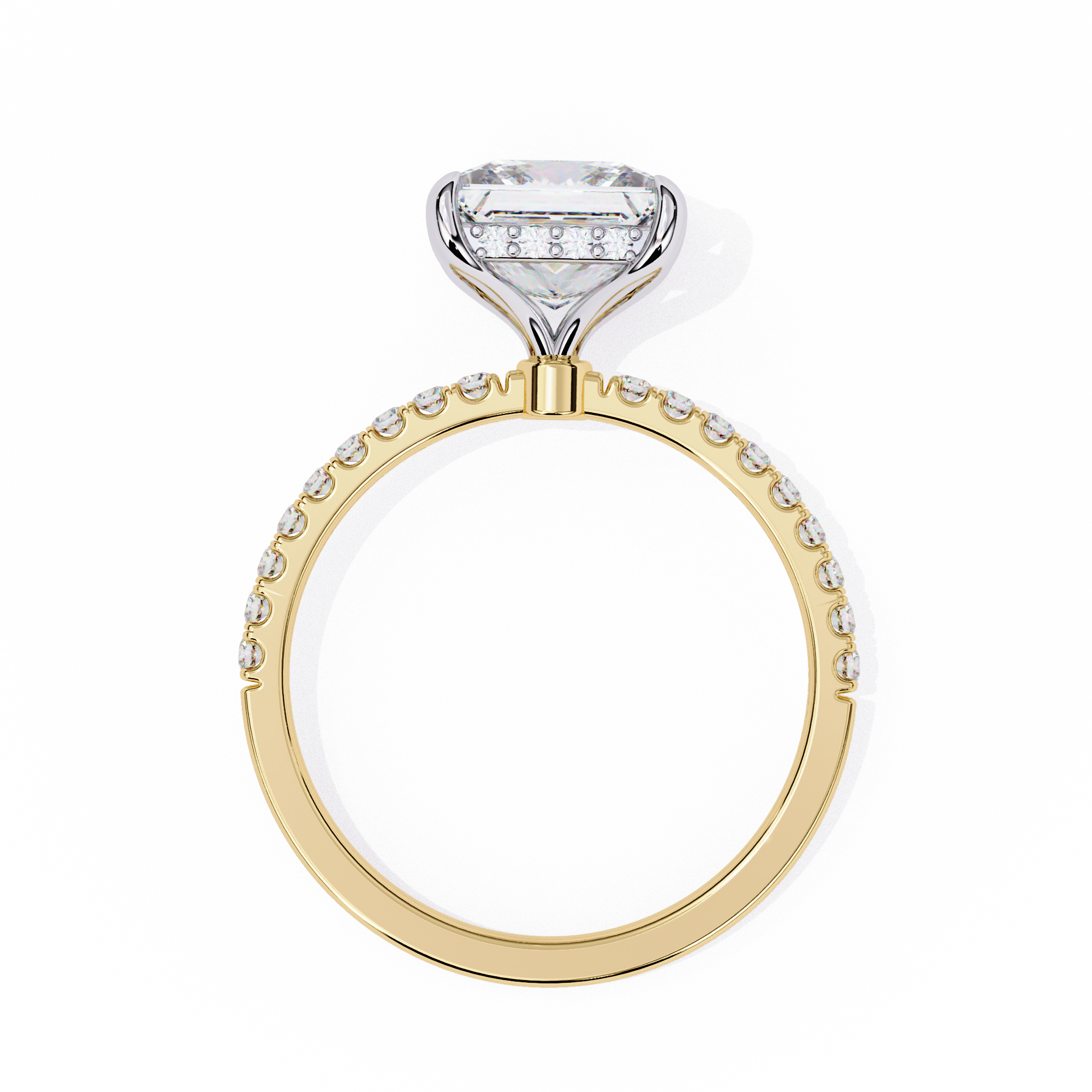 Round Brilliant Diamond Solitaire Ring in 10k–18k Gold
