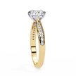 Round Brilliant Diamond Solitaire Ring in 10k–18k Gold