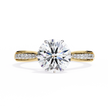 Round Brilliant Diamond Solitaire Ring in 10k–18k Gold