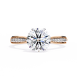 Round Brilliant Diamond Solitaire Ring in 10k–18k Gold