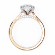 Round Brilliant Diamond Solitaire Ring in 10k–18k Gold
