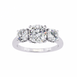 Pear-Shaped Diamond Solitaire Ring with Pavé Band — 10k–18k Gold
