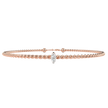 Solstice Diamond Station Bracelet in 10k–18k Gold
