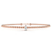 Solstice Diamond Station Bracelet in 10k–18k Gold