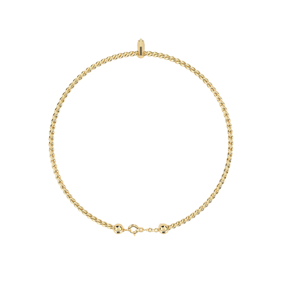 Solstice Diamond Station Bracelet in 10k–18k Gold