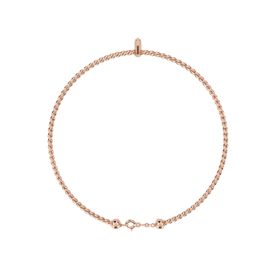 Solstice Diamond Station Bracelet in 10k–18k Gold