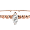Solstice Diamond Station Bracelet in 10k–18k Gold