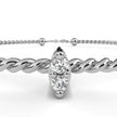 Solstice Diamond Station Bracelet in 10k–18k Gold