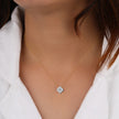 Elongated Pavé Bar Pendant