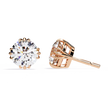Prestige Four-Prong Diamond Stud Earrings — 10k–18k Gold