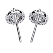 Pétale Pavé Flower Diamond Stud Earrings — 10k–18k Gold